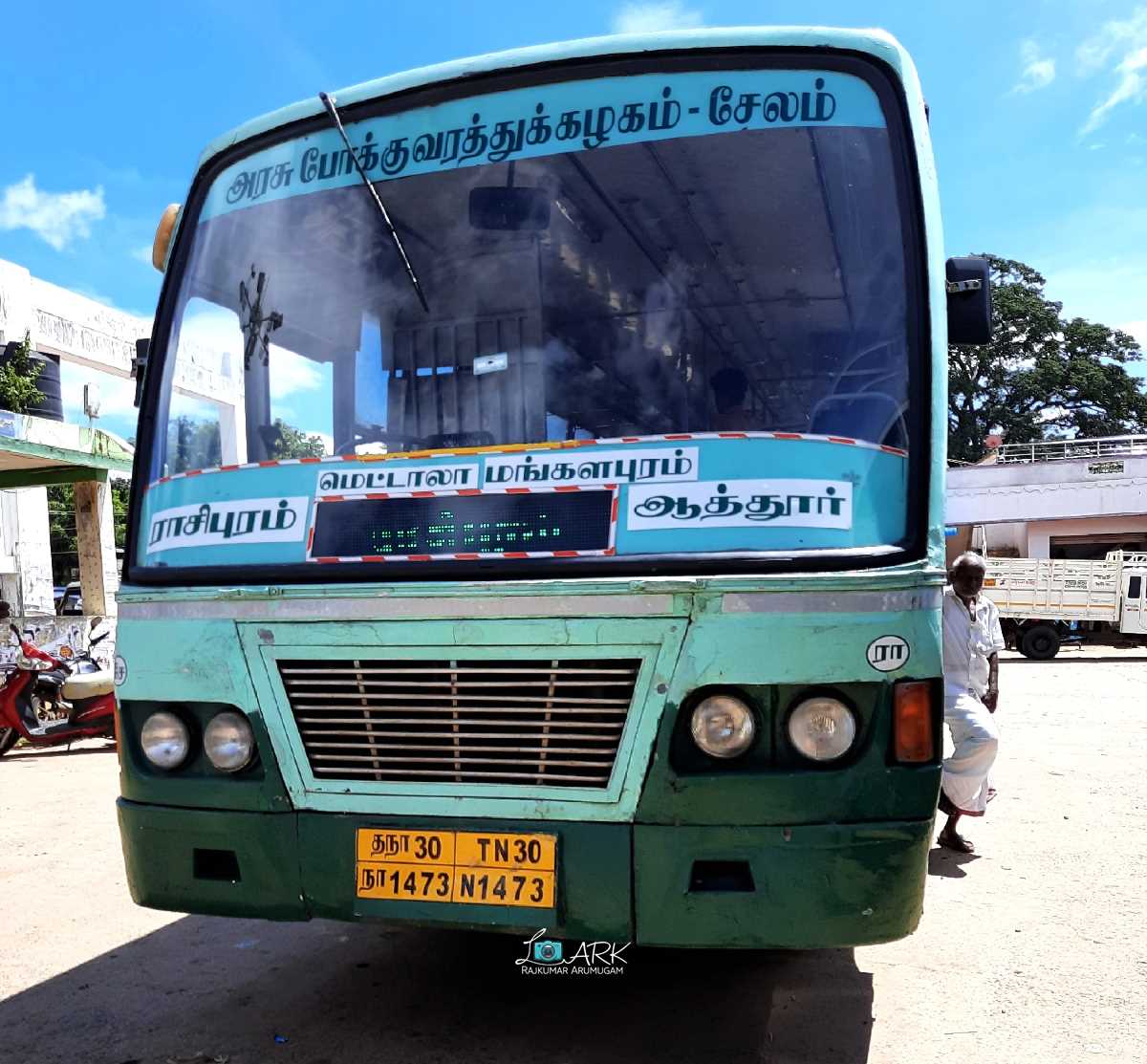 TNSTC TN 30 N 1473 Rasipuram to Karumandurai Bus Timings