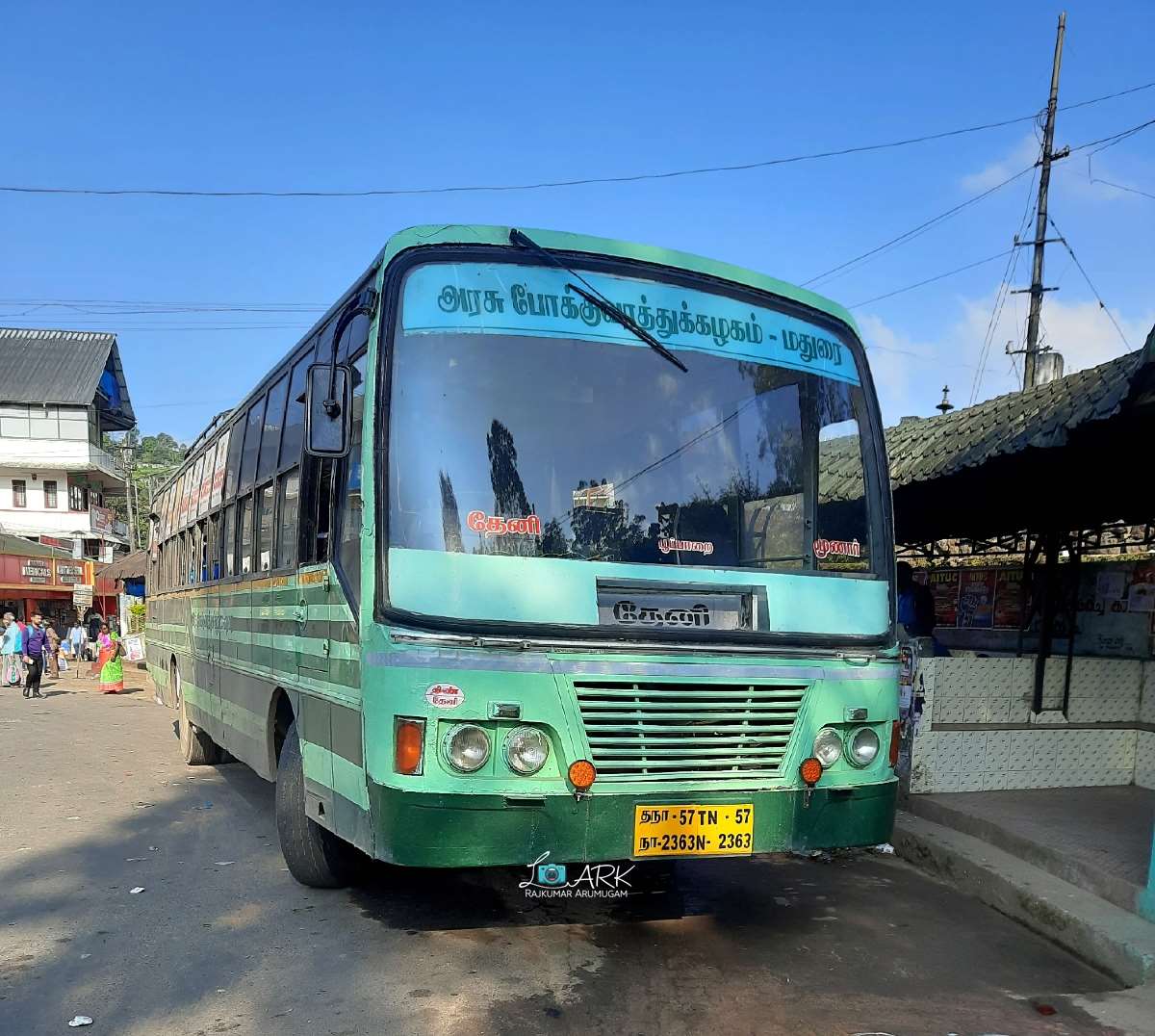 TNSTC TN 57 N 2363 Theni to Munnar Bus Timings