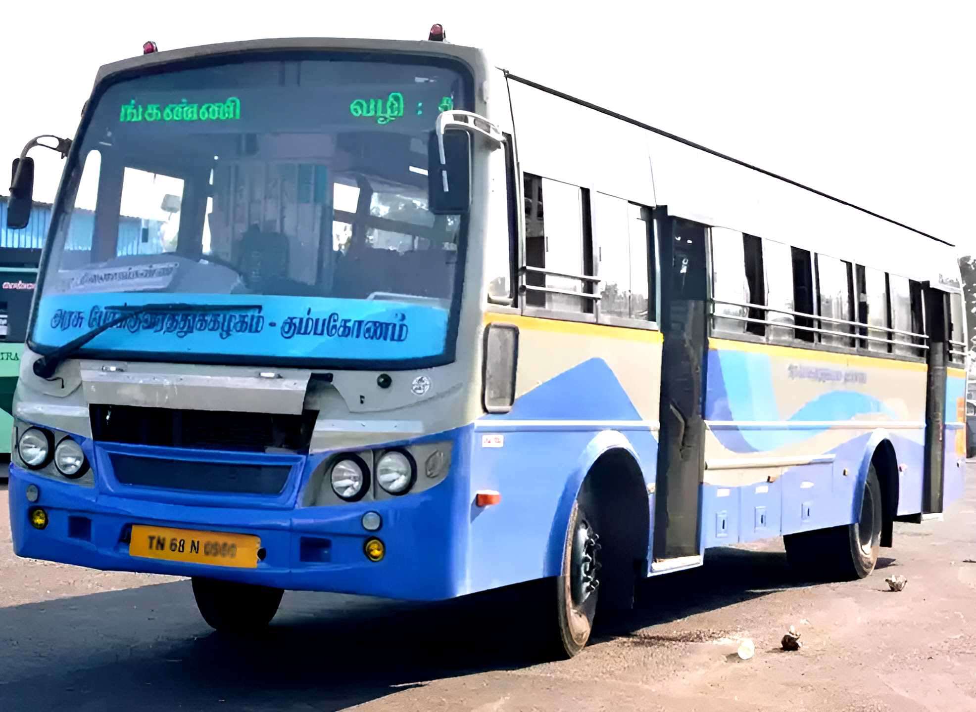 TNSTC TN 68 N 0991 Velankanni to Poondi Madha Kovil Bus Timings