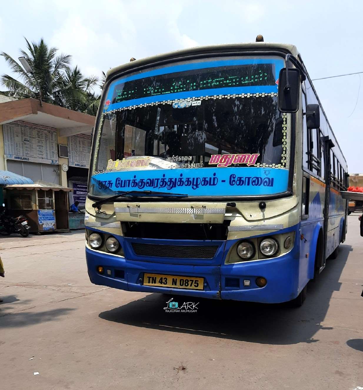 TNSTC Bus Timings from Madurai (Arappalayam) Bus Stand