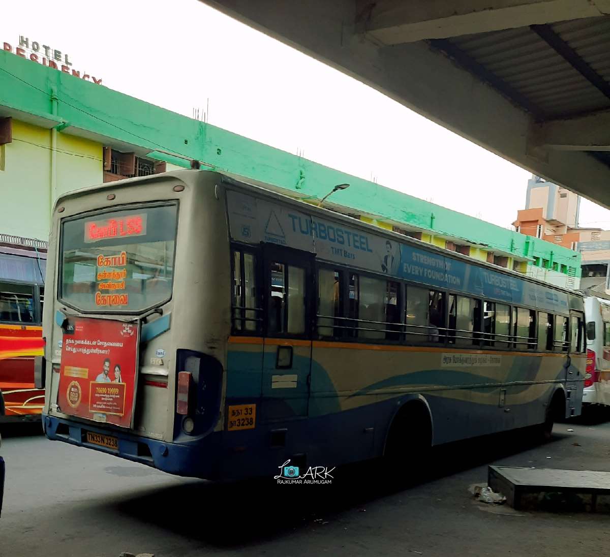 TNSTC TN 33 N 3238 Coimbatore to Gobichettipalayam Bus Timings