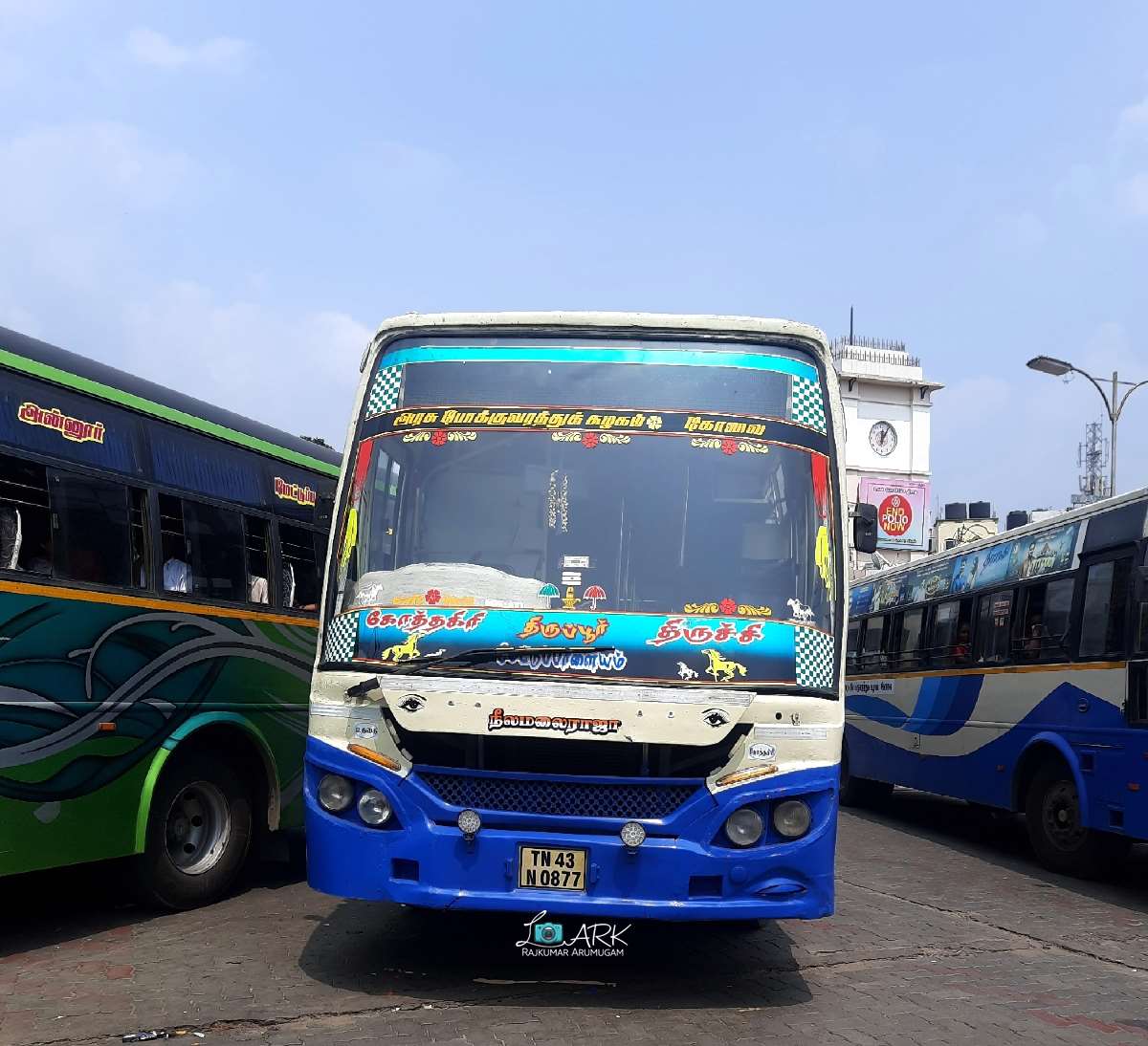 TNSTC TN 43 N 0877 Kotagiri to Trichy Bus Timings