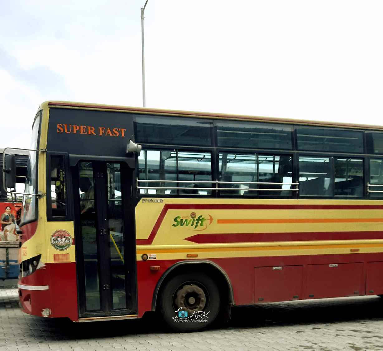 KSRTC-SWIFT KS 290 Kodungallur to Thiruvananthapuram Bus Timings