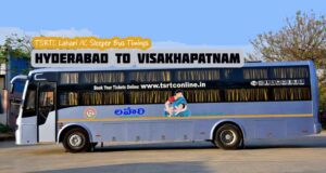 TSRTC Lahari AC Sleeper Hyderabad to Visakhapatnam Bus Timings