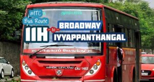 Chennai MTC Bus Route 11H Broadway to Iyyappanthangal Bus Timings