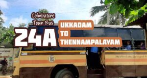 Coimbatore Town Bus Route 24A Ukkadam to Thennampalayam Bus Timings