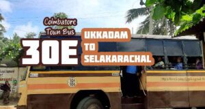 Coimbatore Town Bus Route 30E Ukkadam to Selakarachal Bus Timings