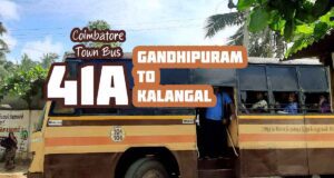 Coimbatore Town Bus Route 41A Gandhipuram to Kalangal Bus Timings