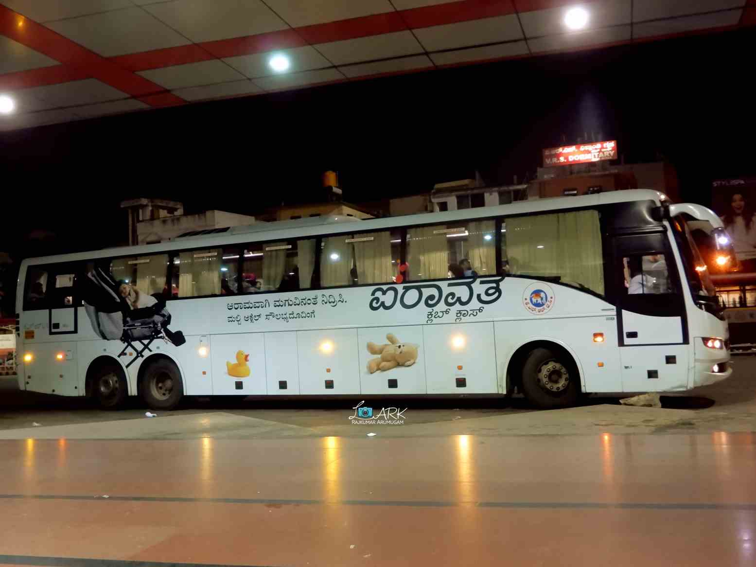 KSRTC KA-57-F-3598 Mangalore to Tirupathi Volvo Multi-Axle Bus Timings