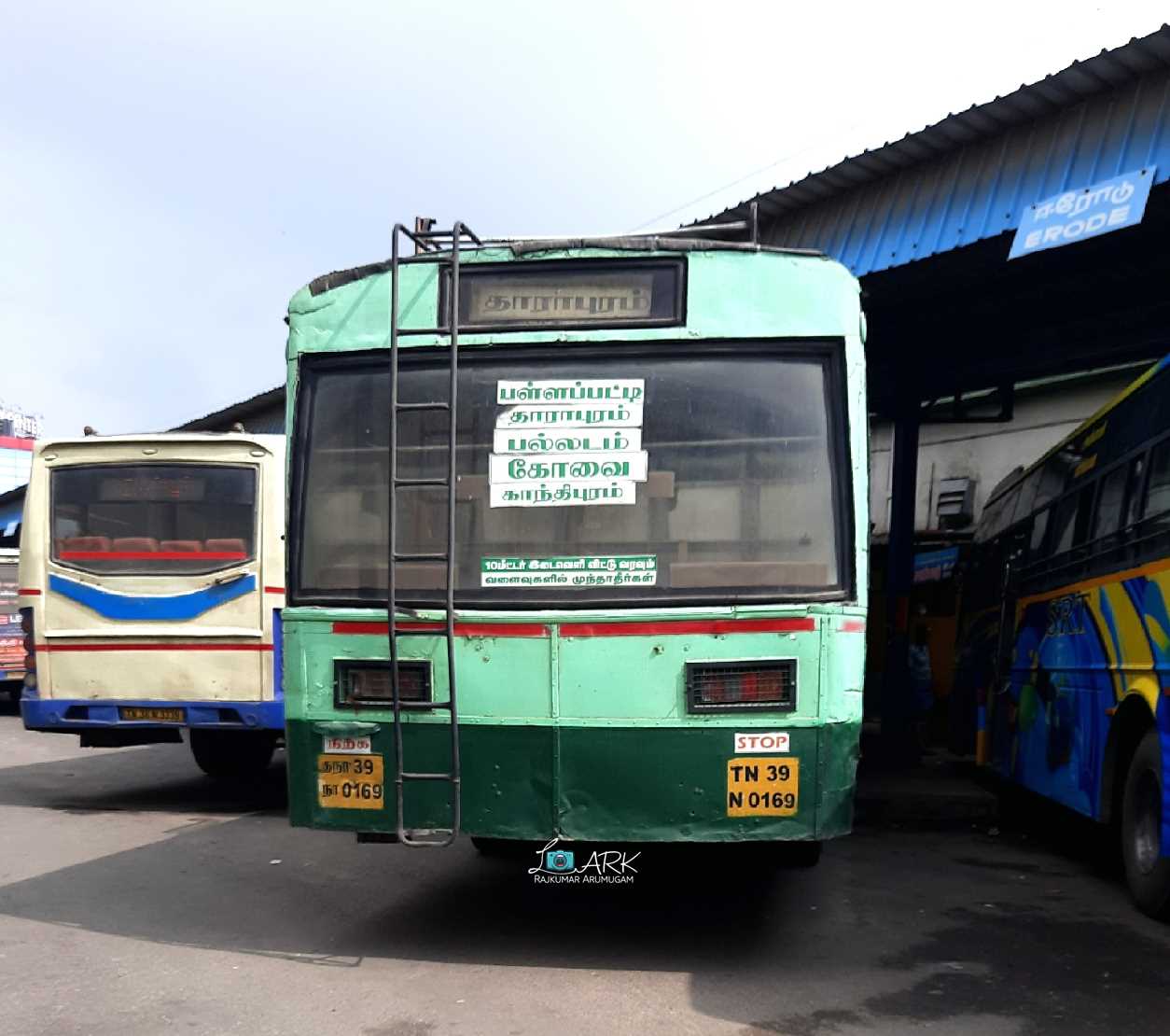 TNSTC TN 39 N 0169 Coimbatore to Pallapatti Bus Timings