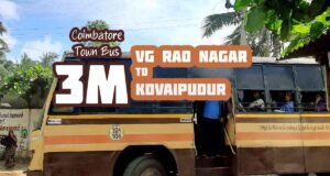 Coimbatore Town Bus Route 3M VG Rao Nagar to Kovaipudur Bus Timings