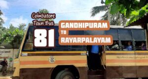 Coimbatore Town Bus Route 81 Gandhipuram to Rayarpalayam Bus Timings