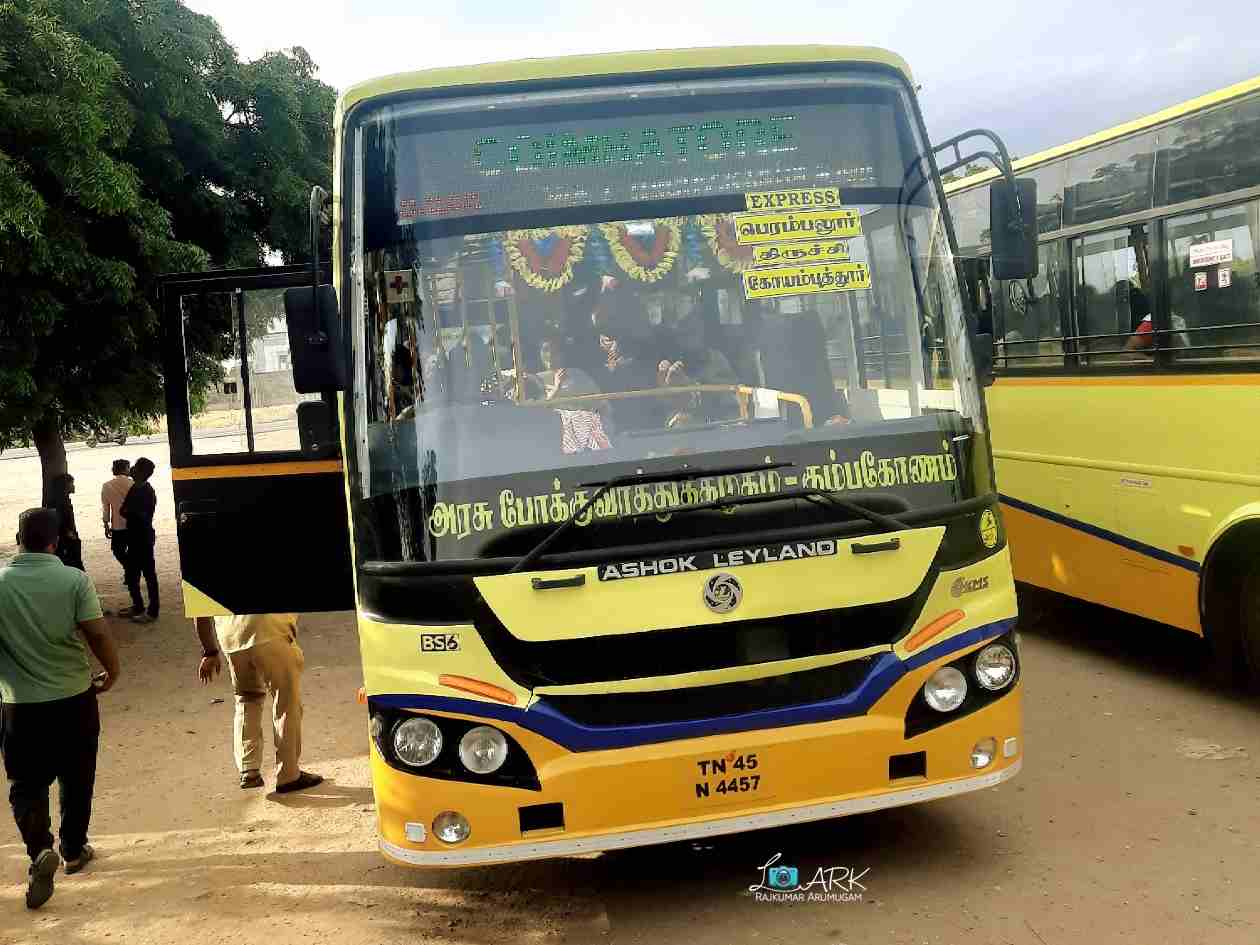 Coimbatore to Perambalur Bus Timings TNSTC TN 45 N 4457