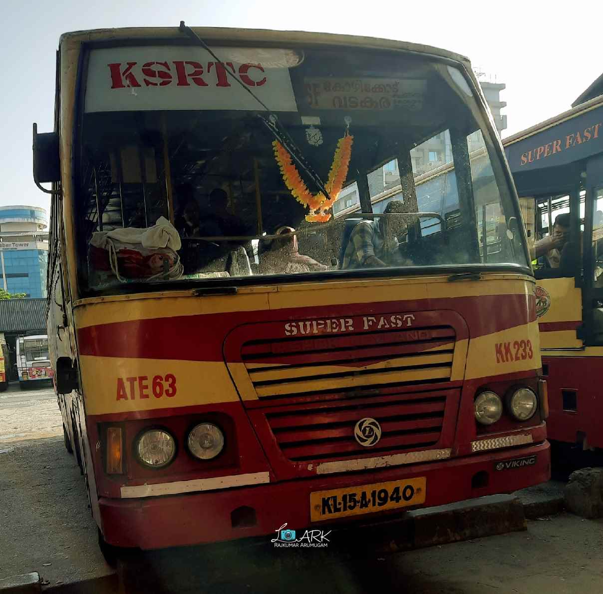 KSRTC ATE 63 Vadakara to Thiruvananthapuram Bus Timings