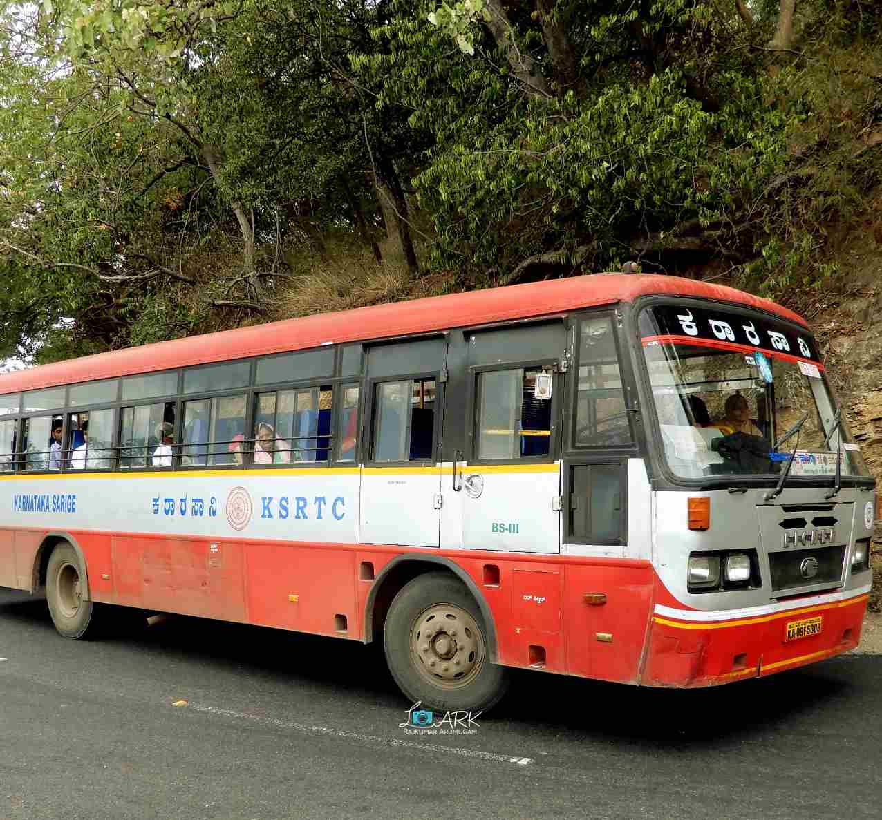 KSRTC KA 09 F 5304 KR Nagara to Salem Bus Timings