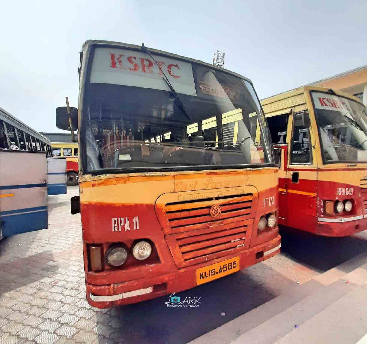 KSRTC RPA 11 Pathanamthitta to Alappuzha Bus Timings