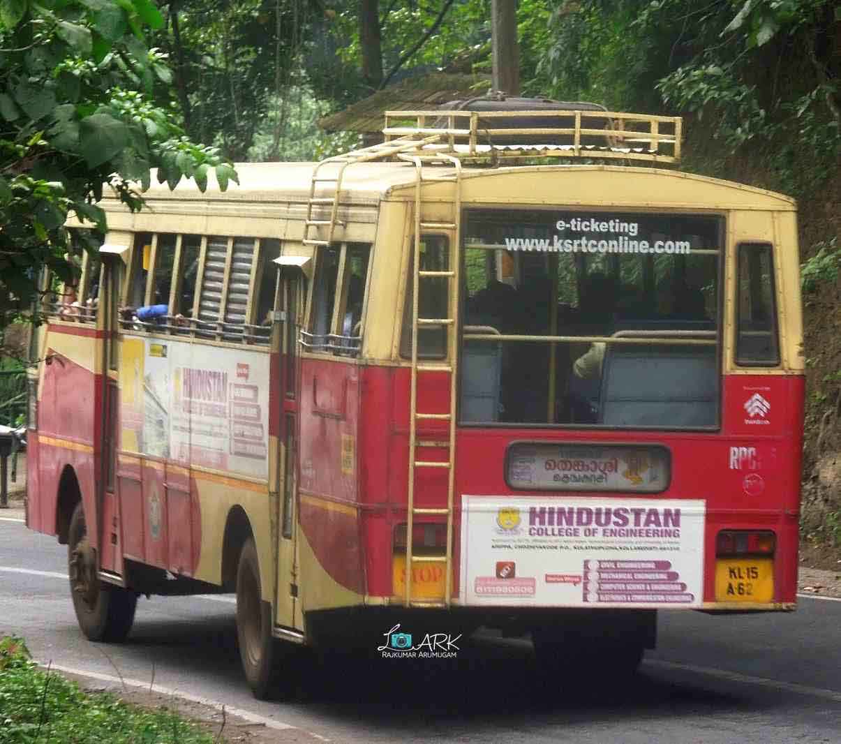 KSRTC RPC 30 Ernakulam to Tenkasi Bus Timings