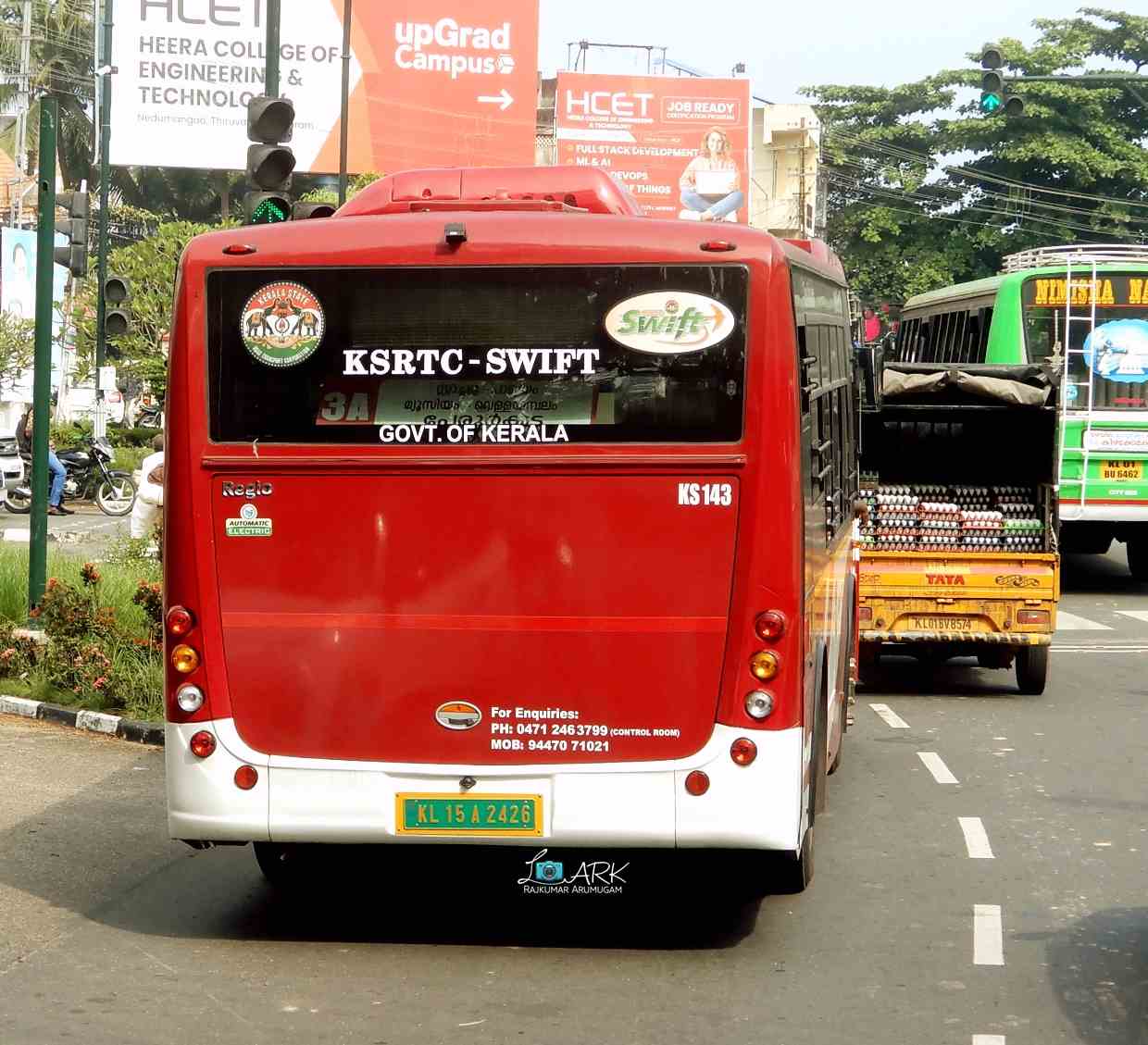 KSRTC Thiruvananthapuram Night Bus Timings Neyyattinkara, Nedumangad, Kattakkada Routes