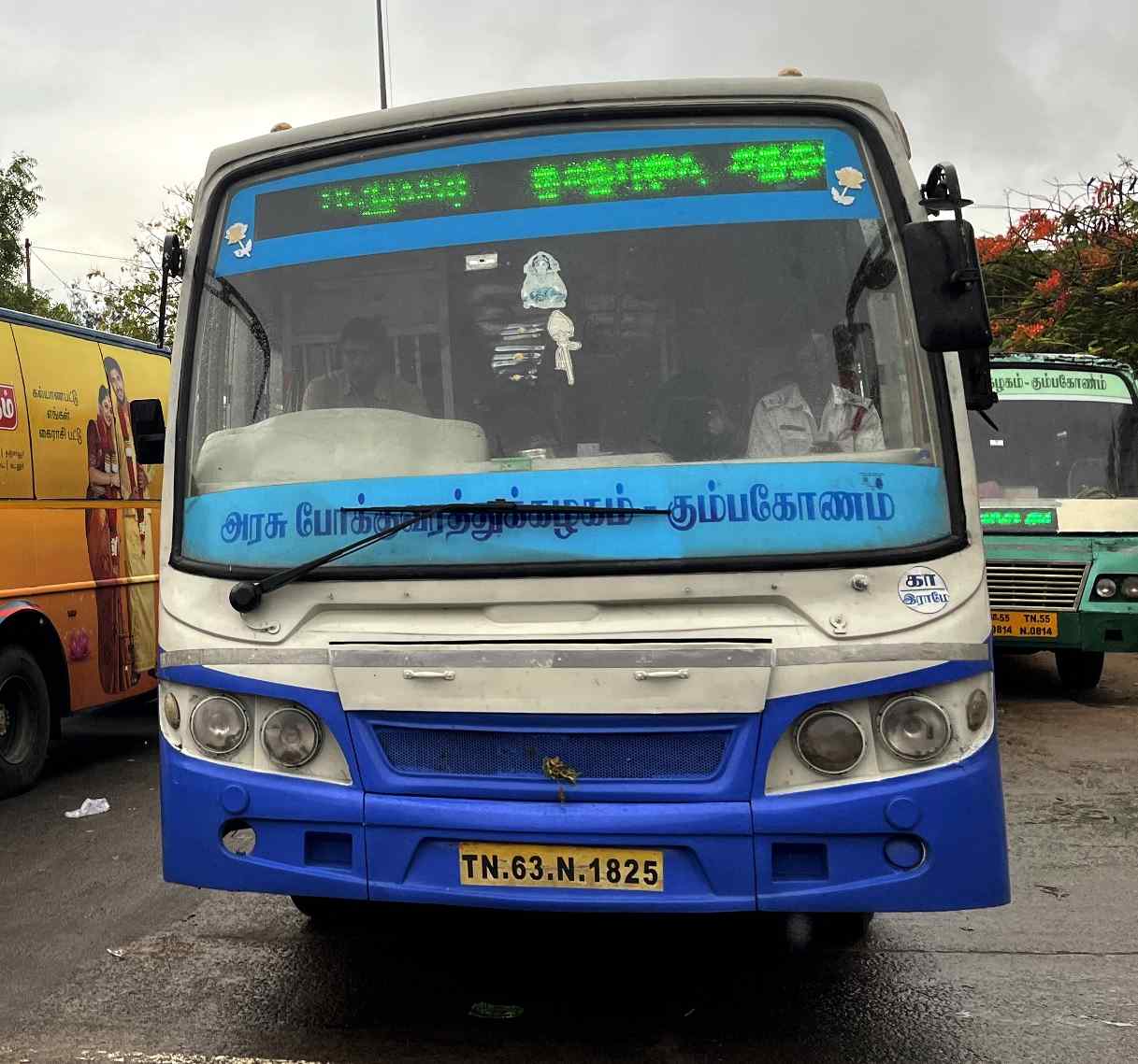 TNSTC TN 63 N 1825 Madurai to Rameswaram Bus Timings