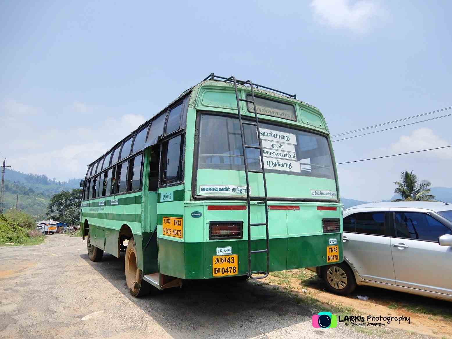 Valparai Bus Stand Timetable