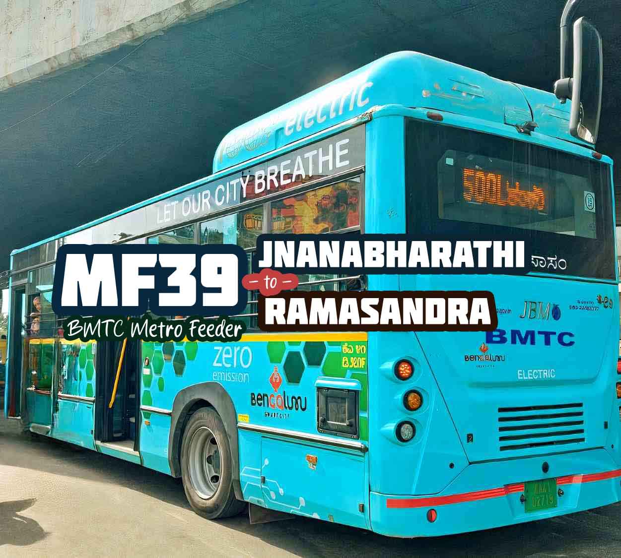 BMTC Metro Feeder MF39 Jnanabharathi to Ramasandra Bus Timings