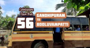 Coimbatore Town Bus Route 56 Gandhipuram to Booluvampatti Bus Timings