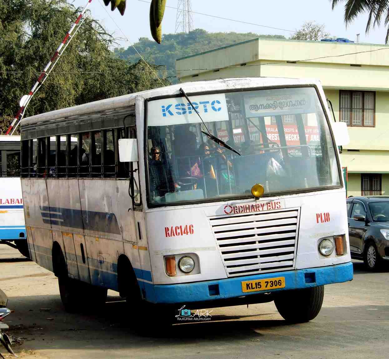 KSRTC RAC 146 Mannarkkad to Moolagangal Bus Timings