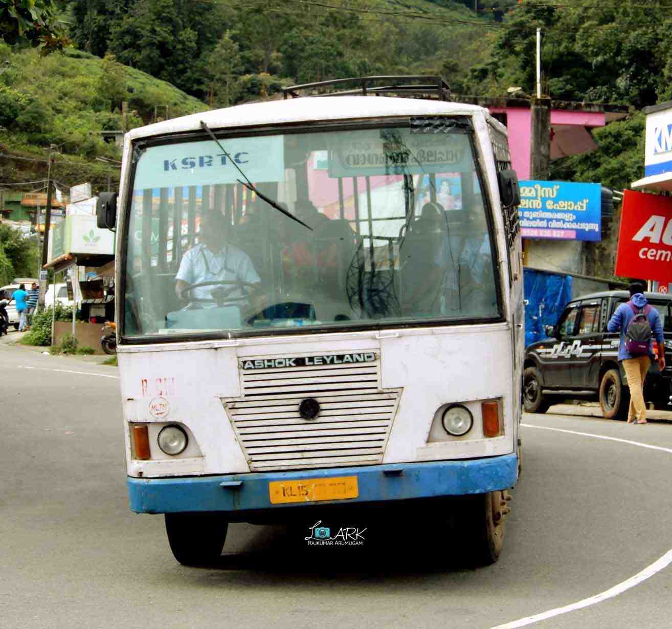 KSRTC RNC 509 Thodupuzha to Parapu Bus Timings