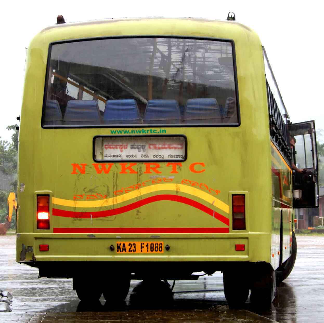 NWKRTC KA-23-F-1088 Athani to Dharmasthala Bus Timings