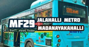 BMTC Metro Feeder MF29 Jalahalli Metro to Madanayakahalli Bus Timings