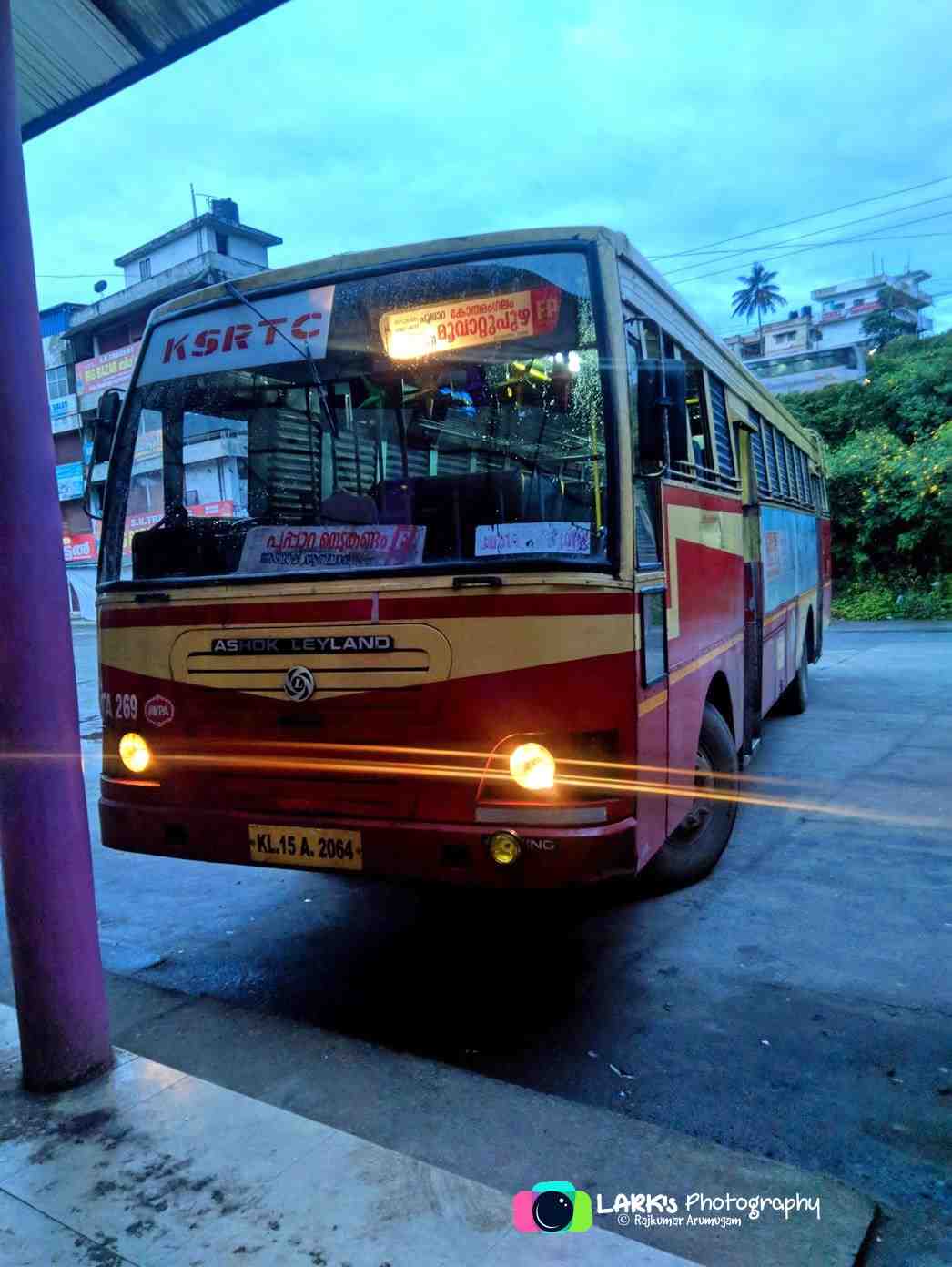 KSRTC ATA 269 Guruvayur to Coimbatore Bus Timings