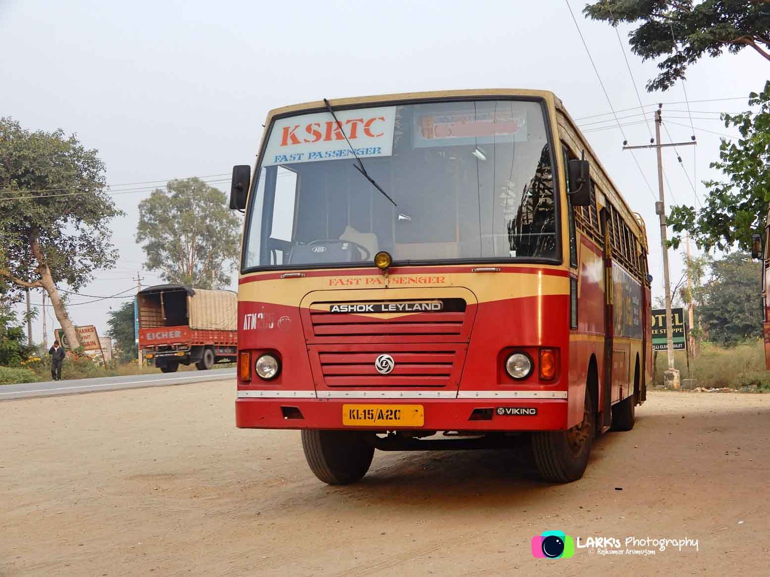 KSRTC ATM 286 Karunagappally to Tenkasi Bus Timings