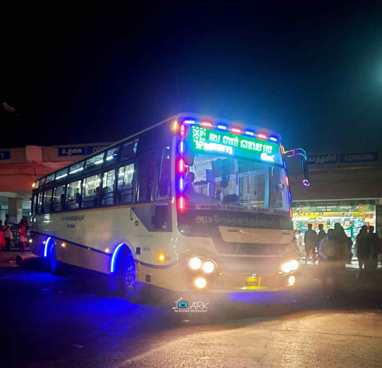 TNSTC TN 39 N 1074 Thaloor to Coimbatore Bus Timings