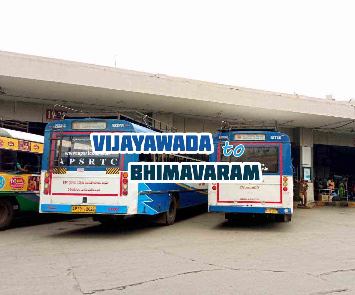 APSRTC Vijayawada to Bhimavaram Bus Timings