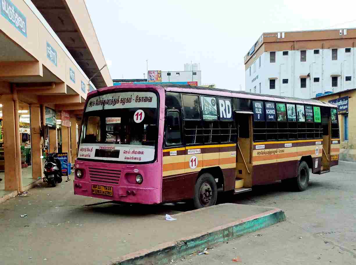 Bus Timings from Chennimalai Bus Stand