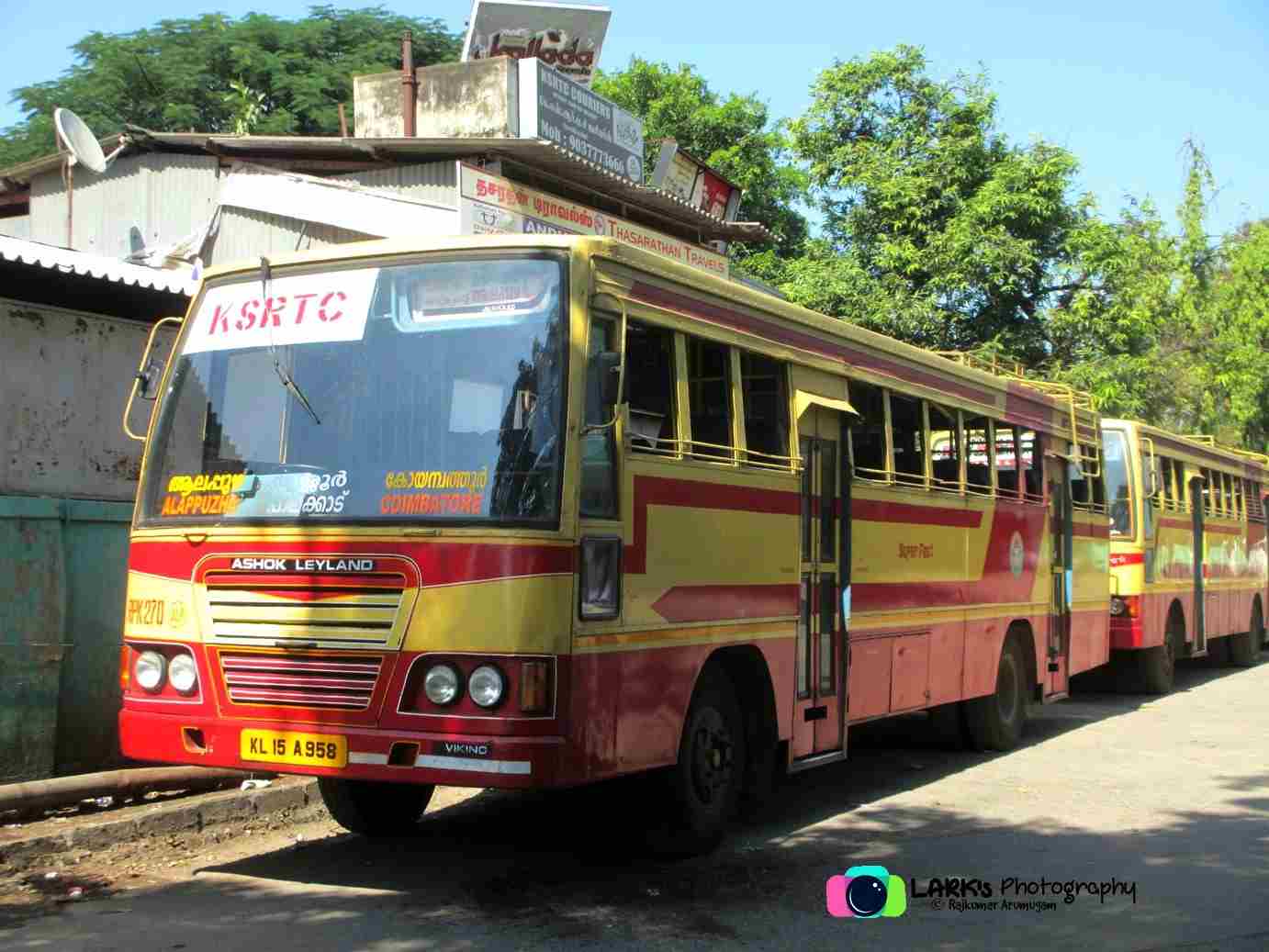 KSRTC Bus Timings from Alappuzha Bus Stand