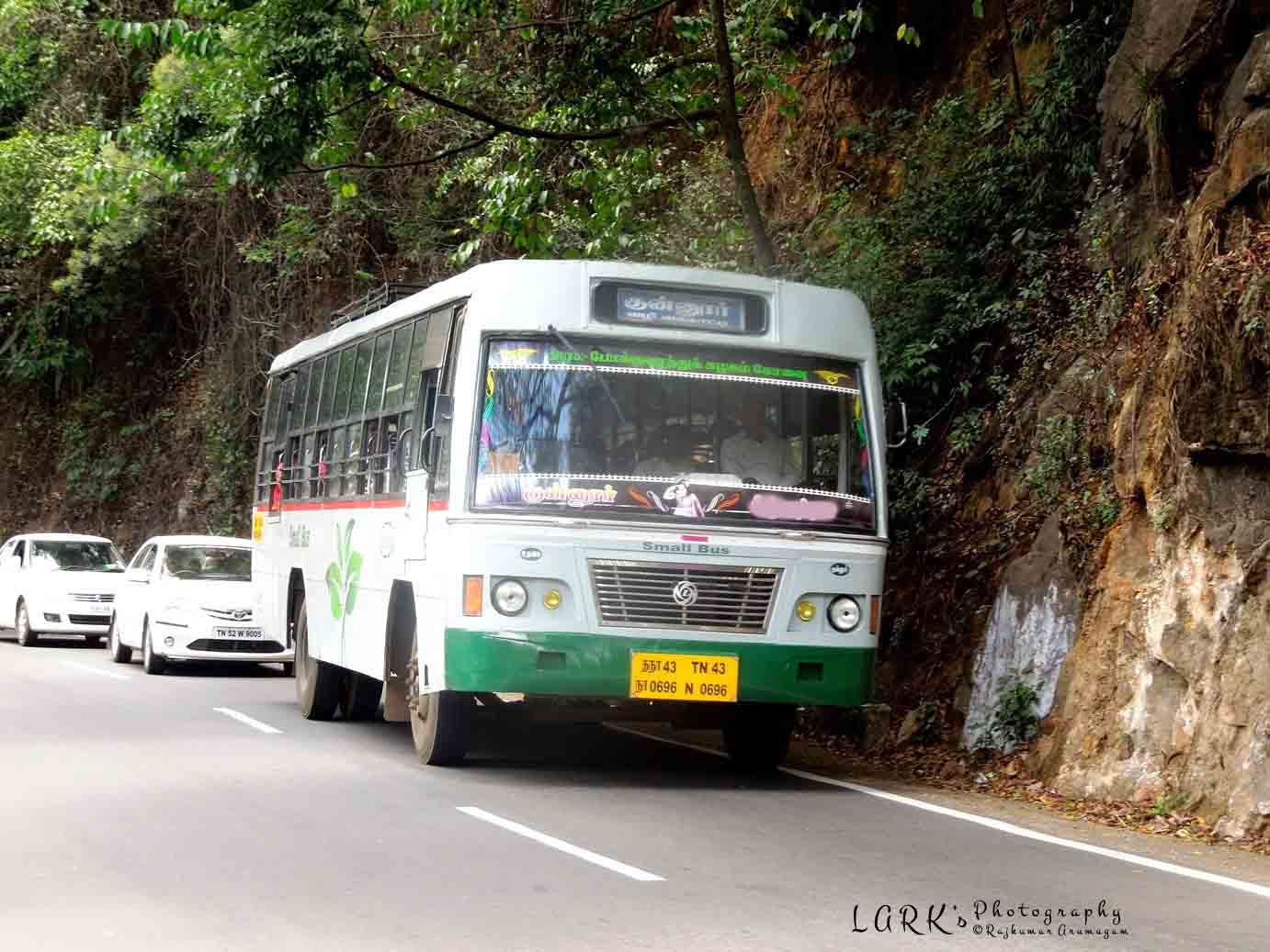 Coonoor to Sogathorai Bus Timings TNSTC TN 43 N 0696