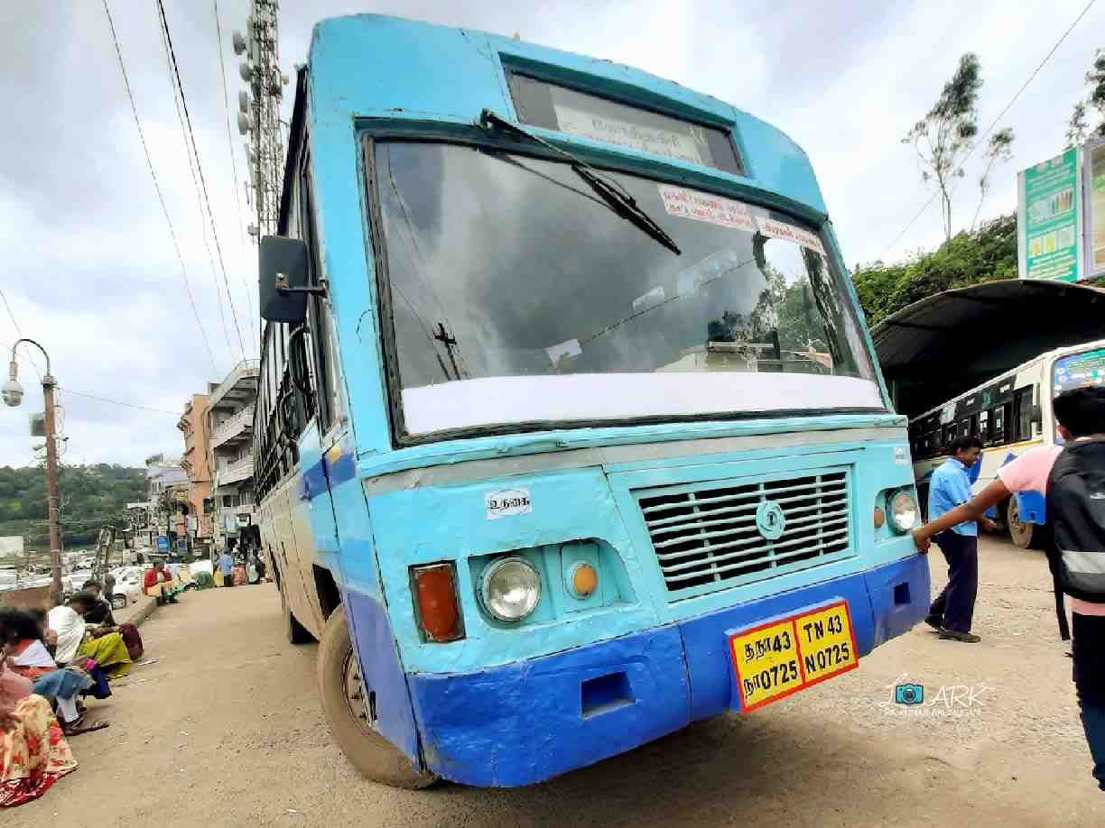 Kotagiri to Catherine Waterfalls TNSTC Bus Timings TN 43 N 0725