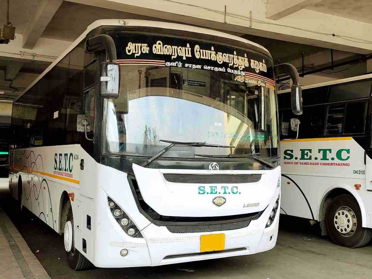 SETC Bus Timings from Bangalore (Shanthinagar Bus Stand)