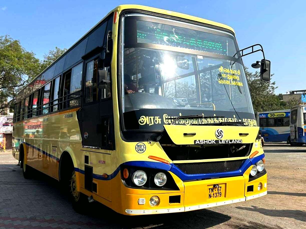 Sivakasi to Kodaikanal Bus Timings TNSTC TN 67 N 1379