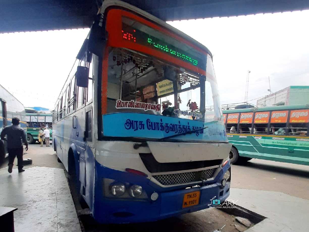 Tiruppur to Ponnamaravathi Bus Timings TNSTC TN 55 N 1101