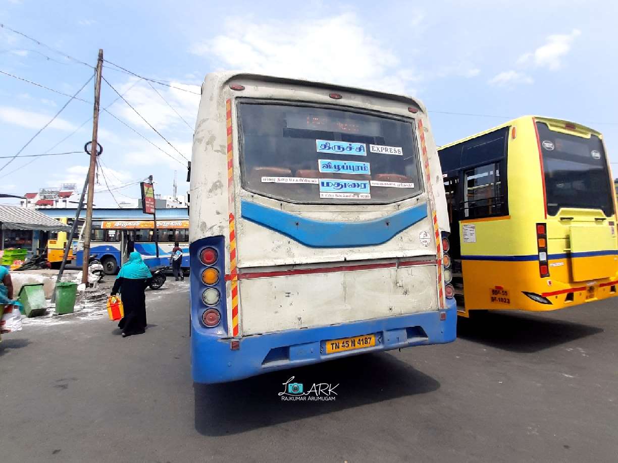 Viluppuram to Madurai Bus Timings TNSTC TN 45 N 4187