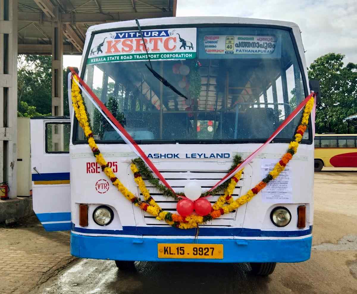 Vithura to Pathanapuram Bus Timings KSRTC RSE 425