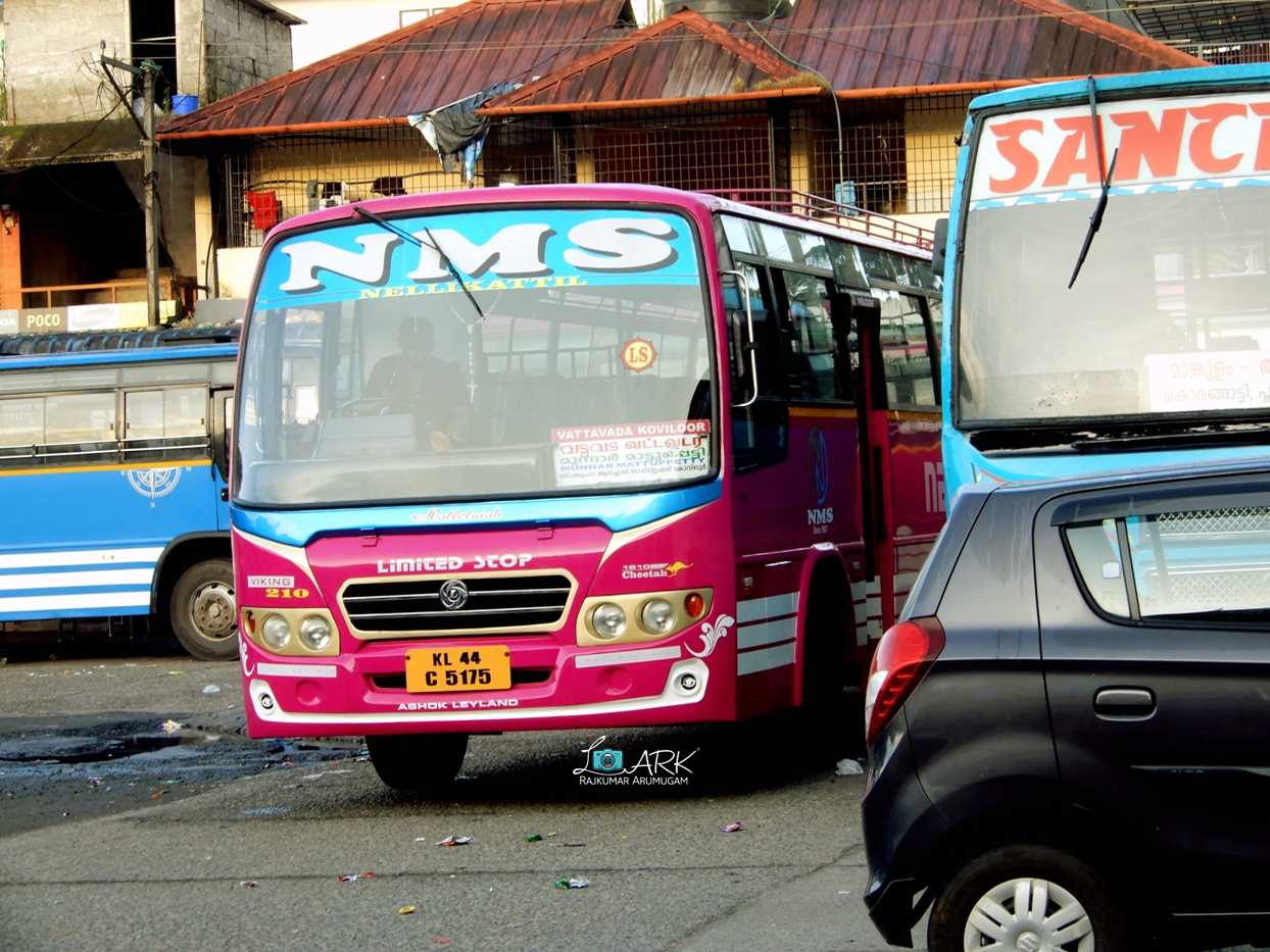 Ernakulam - Vattavada - Koviloor Bus Timings NMS