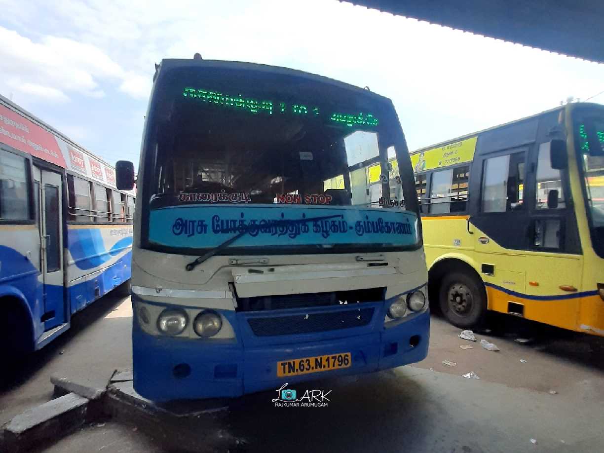 Trichy to Karaikudi Bus Timings TNSTC TN 63 N 1796