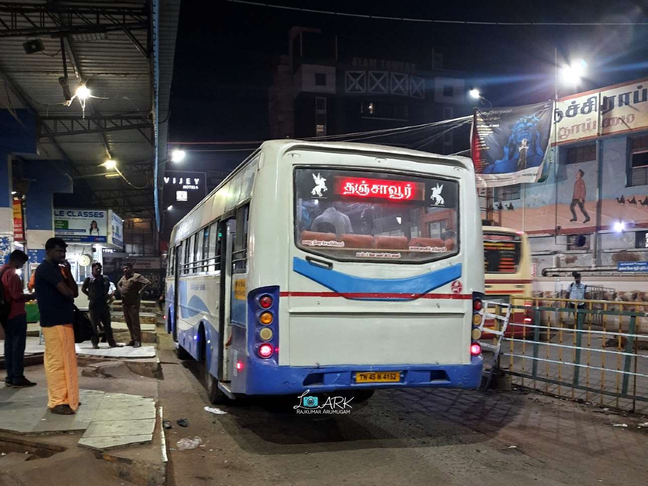 Trichy to Thanjavur Bus Timings TNSTC TN 45 N 4152