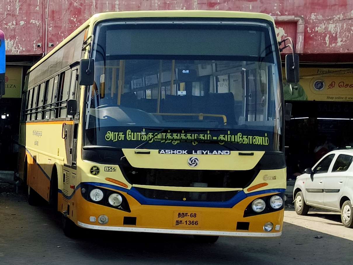 Madurai to Chidambaram Bus Timings TNSTC TN 68 N 1366