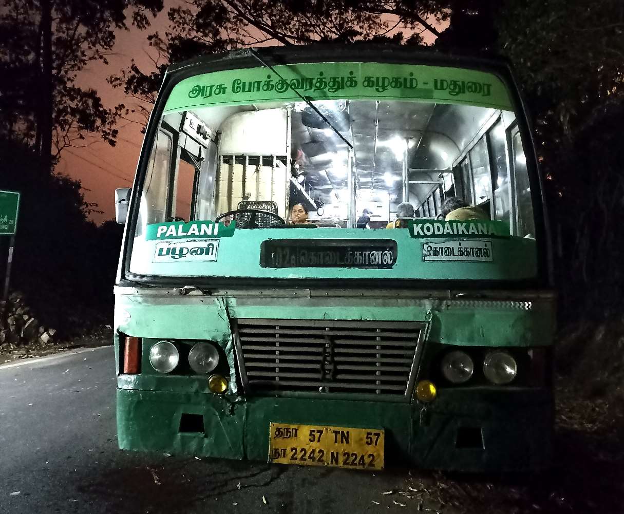 Palani to Kodaikanal Bus Timings TNSTC TN 57 N 2242