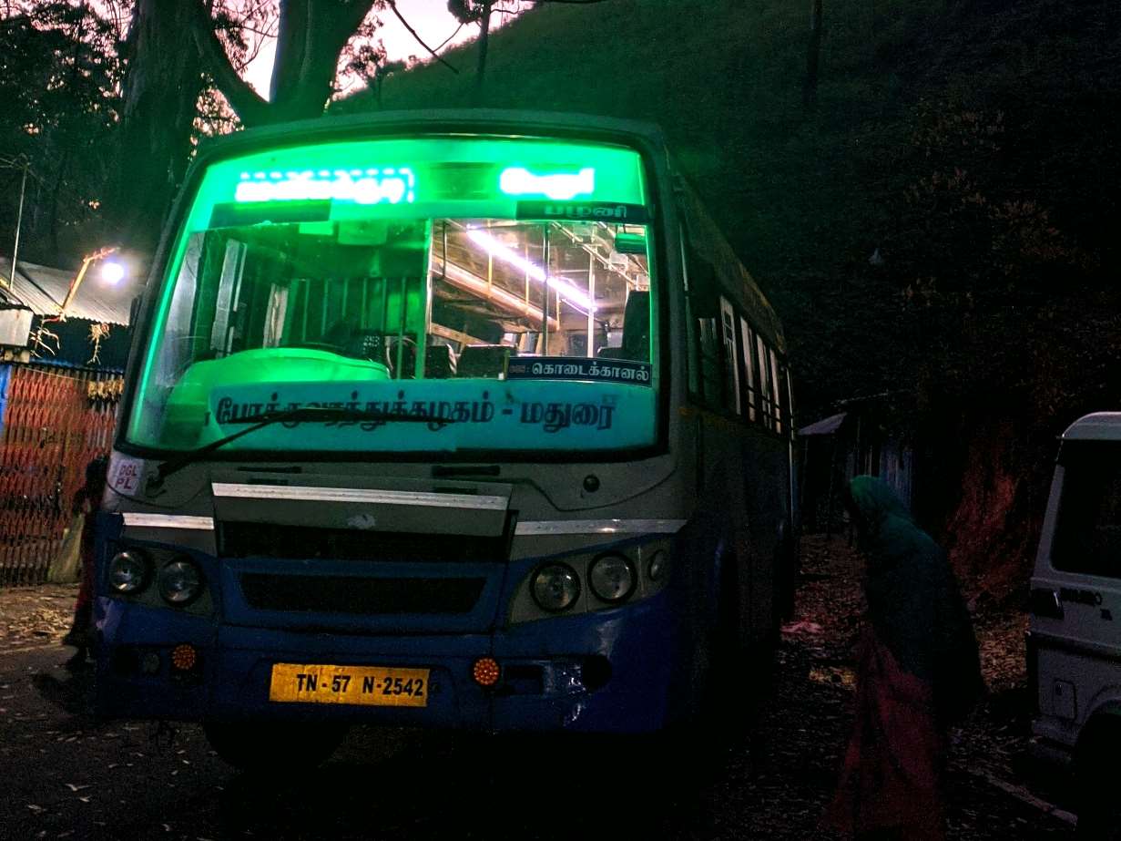 Palani to Thandikudi Bus Timings TNSTC TN 57 N 2542