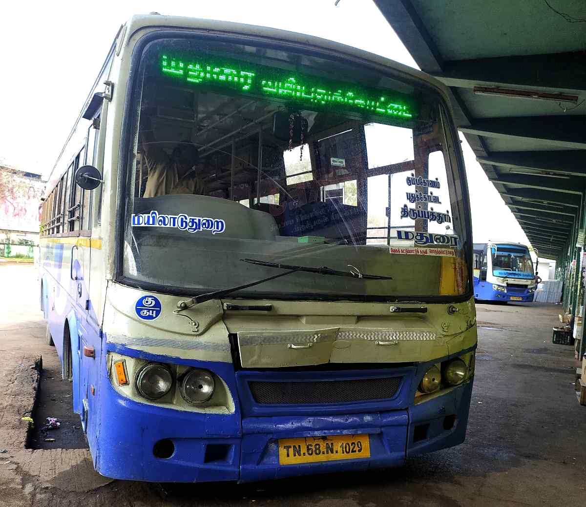 Madurai to Mayiladuthurai Bus Timings TNSTC 68 N 1029